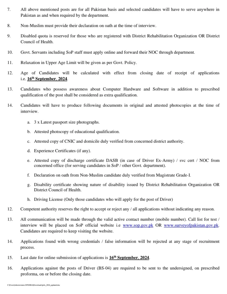 Survey of Pakistan Jobs 2024 Online Apply 2 Survey of Pakistan Jobs 2024 Online Apply