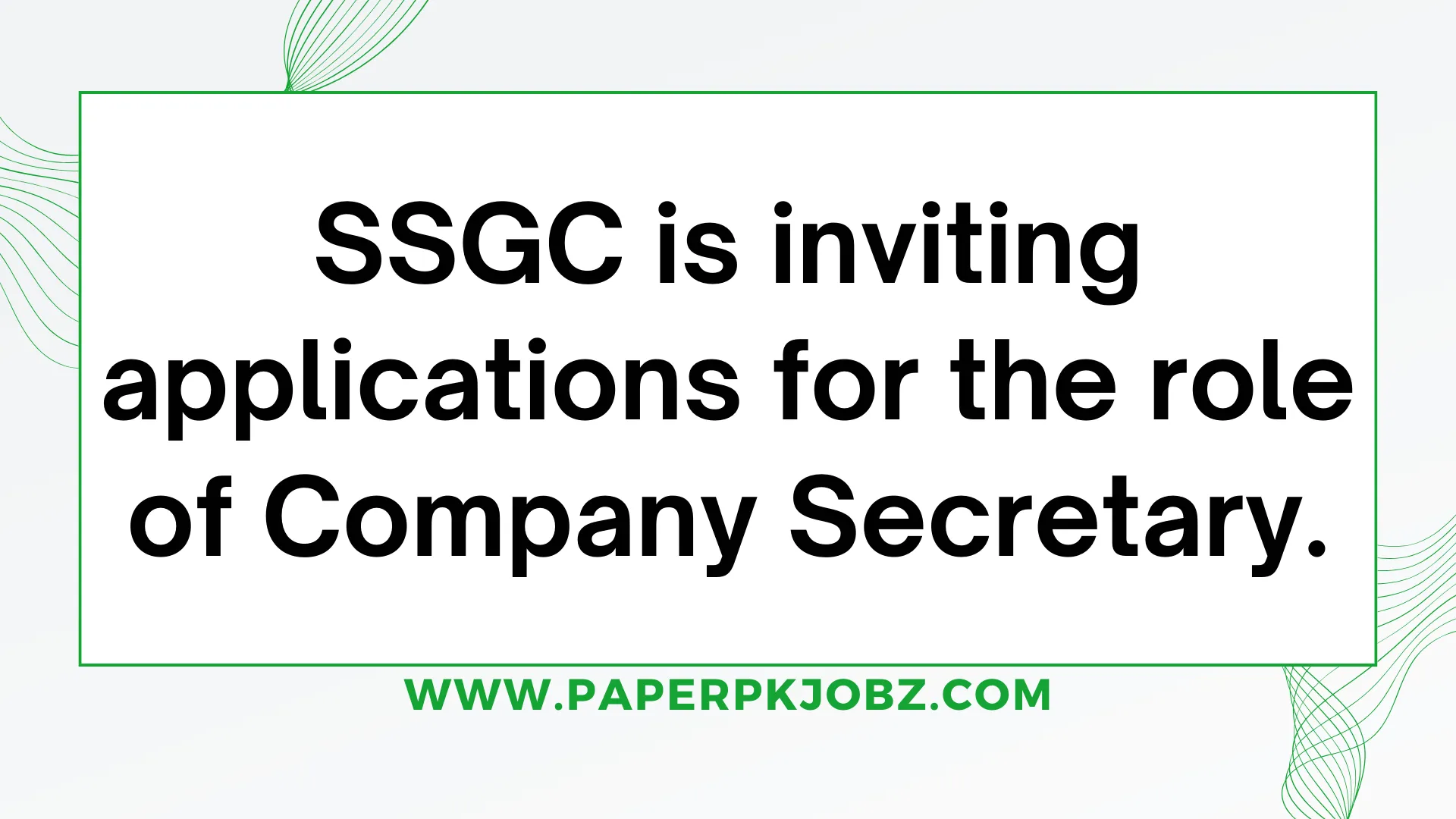 Jobs at Sui Southern Gas Company Limited SSGC